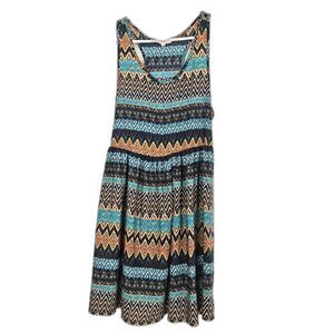 ALTAR'D STATE Sleeveless Tank Dress Womens SMALL Stripe Tribal Pattern